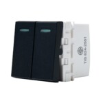 2 Gangs Push Switch 36mm.