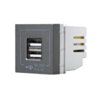 เต้ารับปลั๊กUSB 1 ช่อง 2 พอร์ต ขนาด 36มม. - Image 5