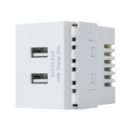 เต้ารับปลั๊กUSB 1 ช่อง 2 พอร์ต ขนาด 36มม. - Image 2