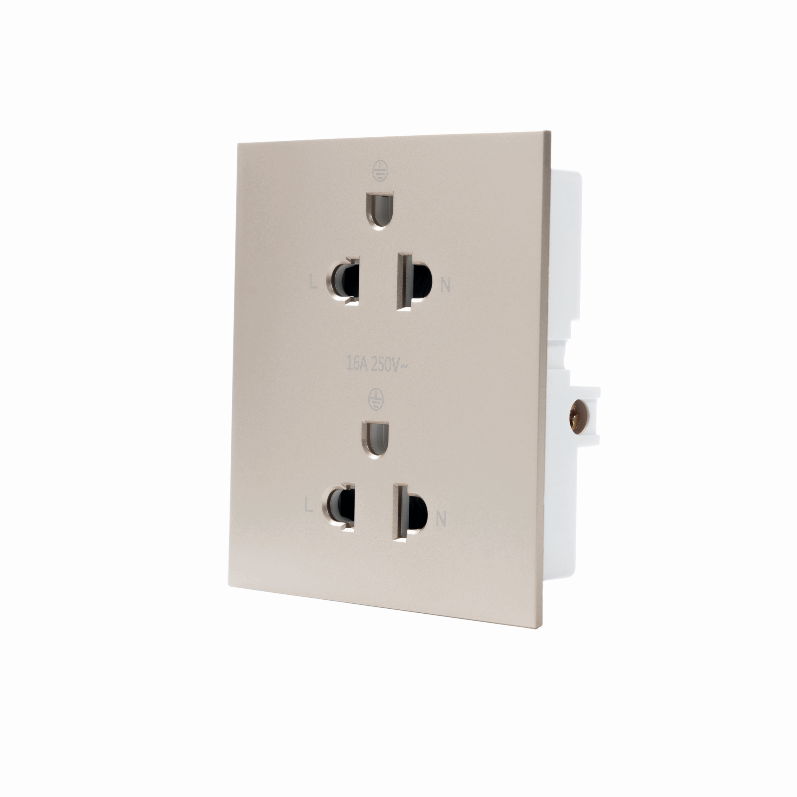 SIM52S-102L-G7 ปลั๊กคู่เต้ารับ 3 รู - Image 3