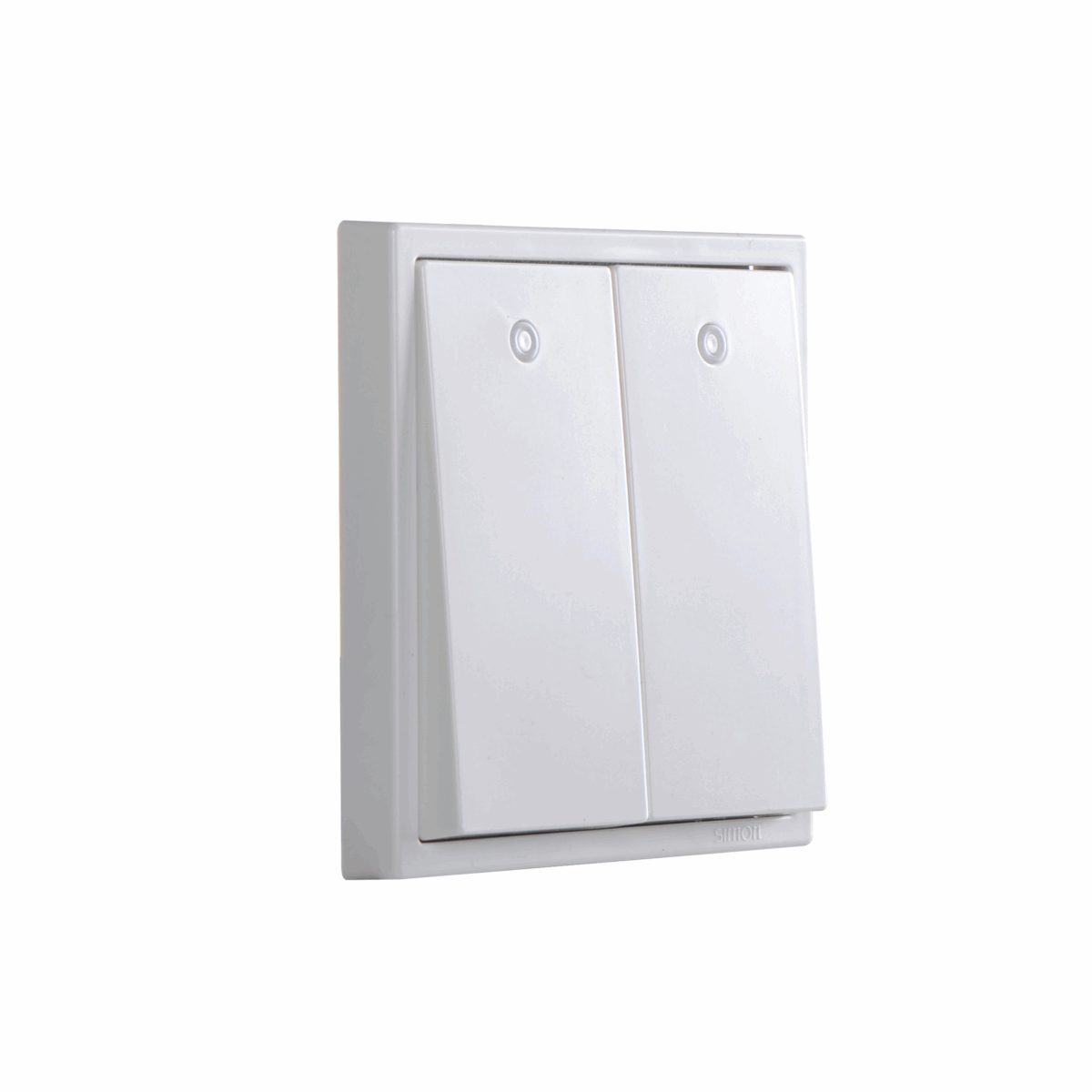 2 Gang 1 Way Switch Module with LED - Image 2