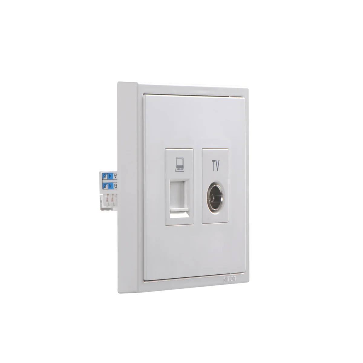 เต้ารับสัญญาณโทรทัศน์และเต้ารับสัญญาณอินเตอร์เน็ต/Lan CAT6 - Image 2